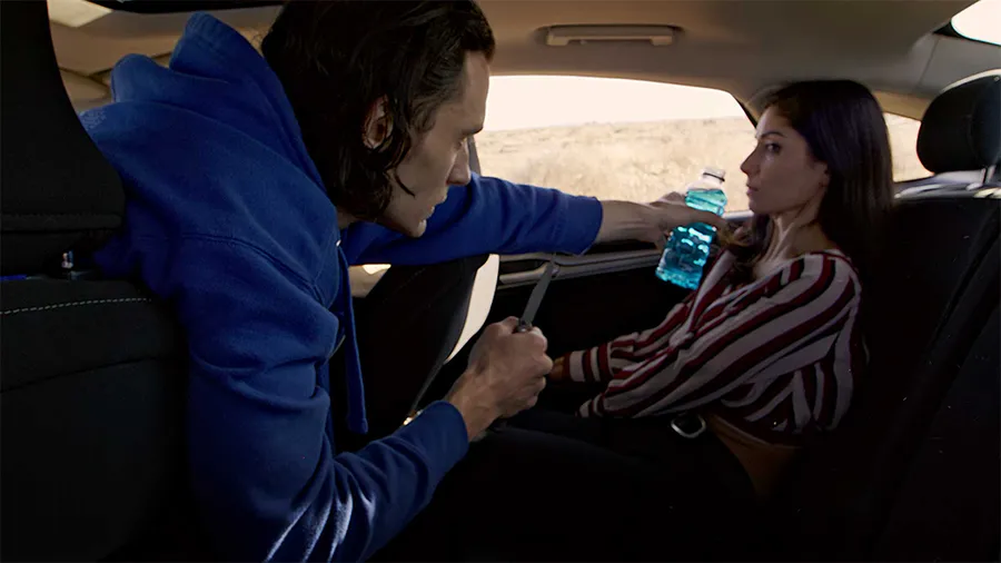 THE GIRL IN THE BACKSEAT